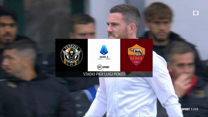 AS Roma vs Venezia Hasil Pertandingan